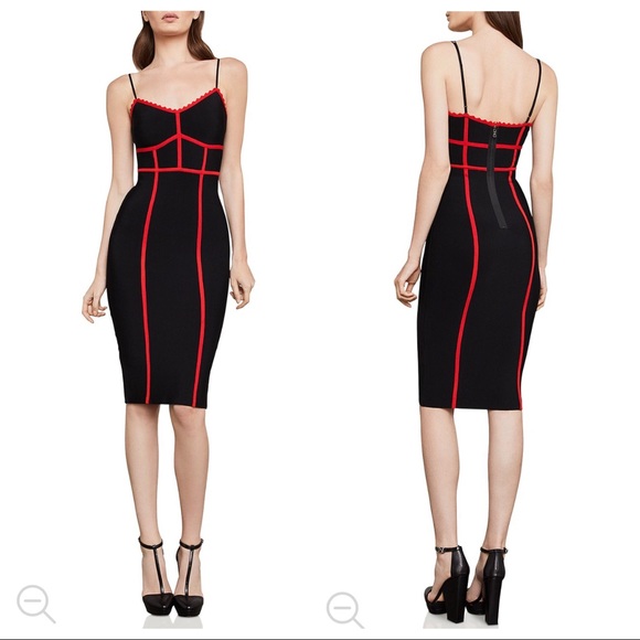 BCBGMaxAzria Dresses & Skirts - NWT BCBG Body-con Contrast Dress Sz Small